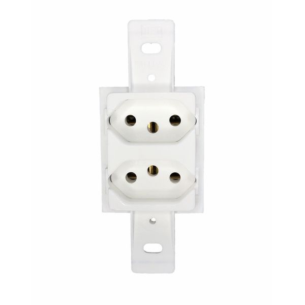 Tomada Dupla 2p+t 20a/250v Branca Klin Weg 13330083