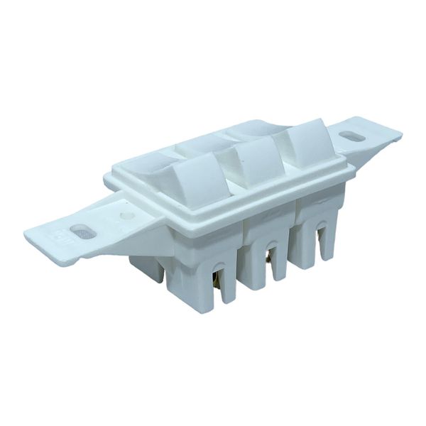 Interruptor 3 Postos Simples Weg 10A/250V Tradicional Klin Branco 13328425