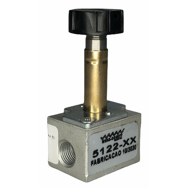 Valvula Pneumatica Mini Solenoide 1/8 2 Vias Sem Bobina Werk