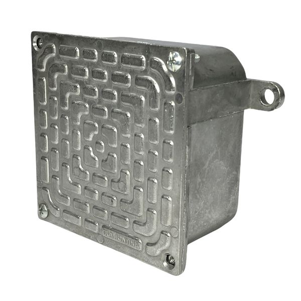 Caixa de Passagem 10X10 Alumínio C/ Tampa Vedação Tramontina