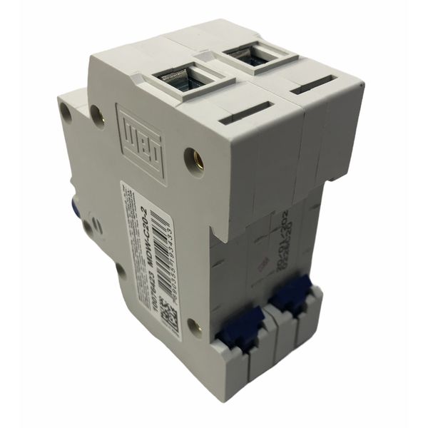 Disjuntor Bipolar Weg 20a Curva C 3ka MDW-C20-2