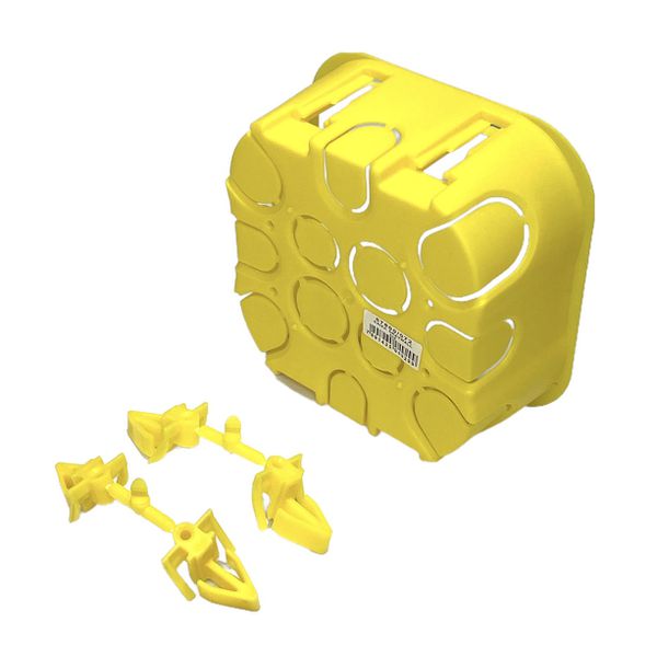 Caixa De Embutir 4 X 4 Drywall Amarela Tramontina