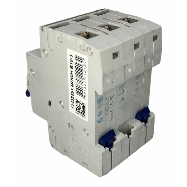 Disjuntor Tripolar 10A Curva B 440Vca 10KA Weg MDWH-B10-3