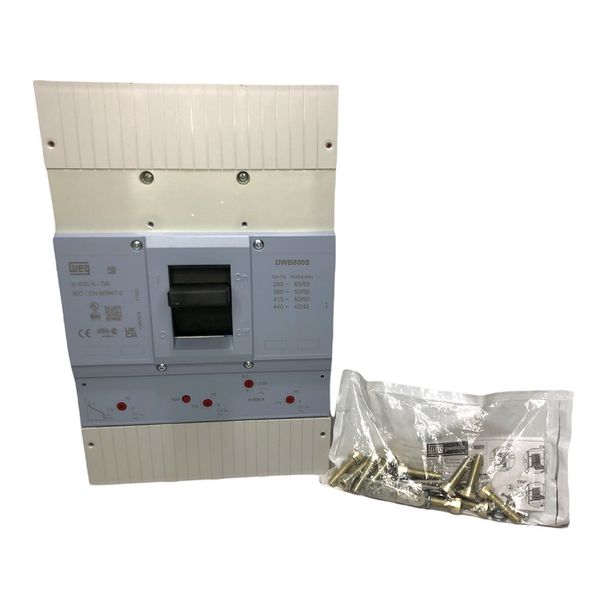 Disjuntor Caixa Moldada 630A Weg DWB800S630-3DA 440-630A (65KA 220V)