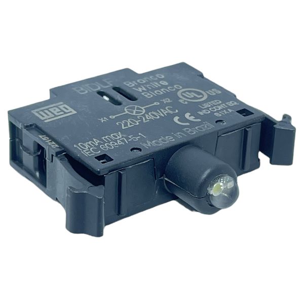 Bloco De Iluminação Led Branco 220v Botão Weg Csw-bidlf-0d66