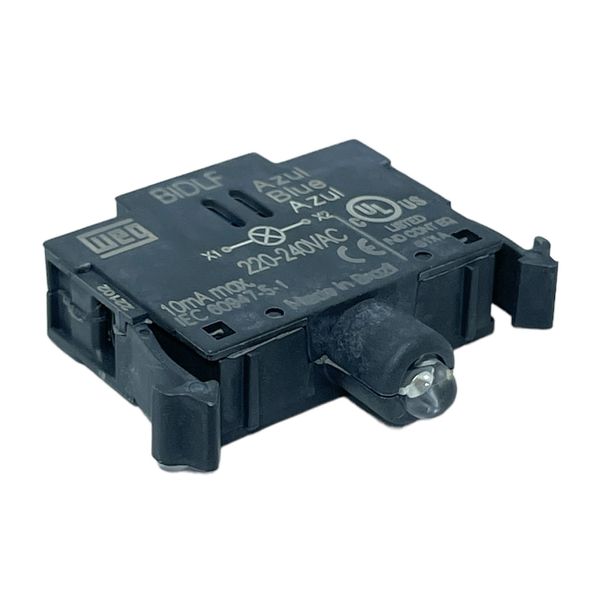 Bloco de Iluminação Led Azul 220V Botão Weg CSW-BIDLF-4D66