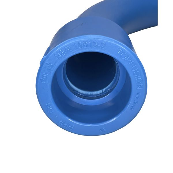 Curva 90° Para Tubo PPR 75mm TopFusion Ar Comprimido Topair