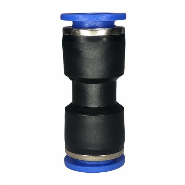 Conexão Pneumatica União Tipo Emenda Fluir 12mm Plastica