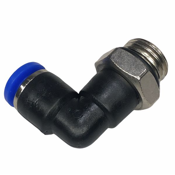Conexão Pneumatica Cotovelo Fluir Tubo 06mm x Rosca 1/4 BSP