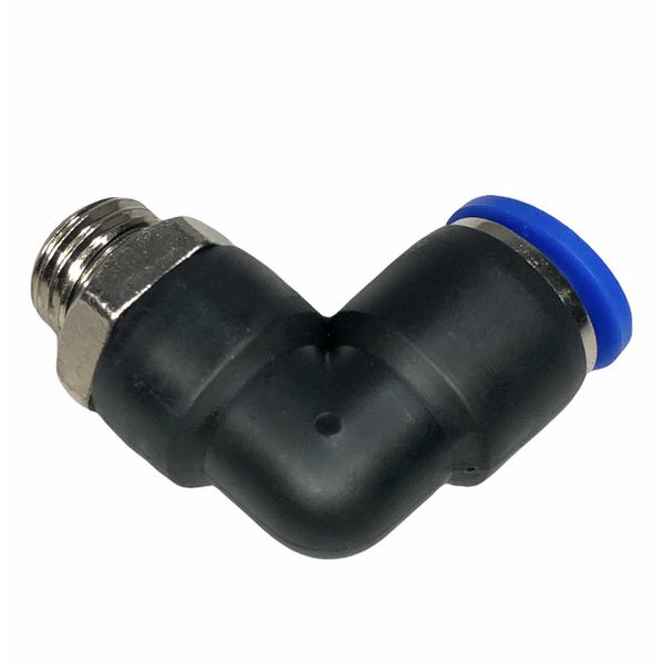 Conexão Pneumatica Cotovelo Fluir Tubo 10mm x Rosca 1/4 BSP 