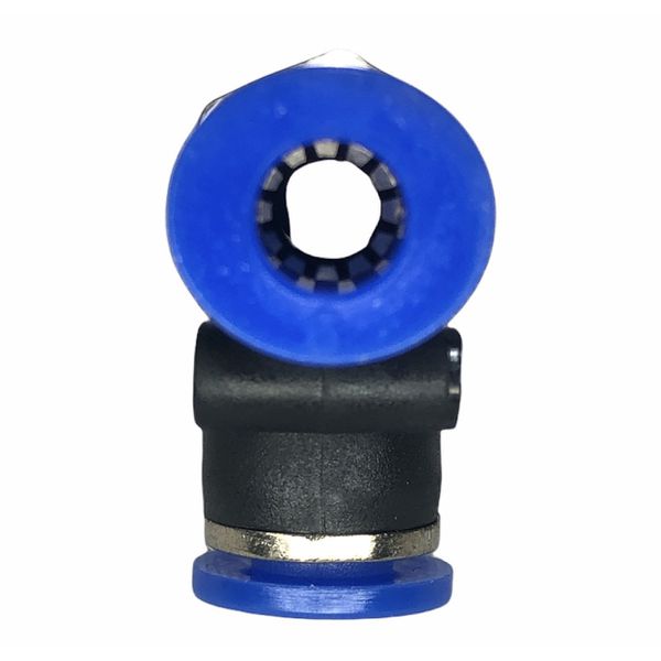 Conexão Pneumatica Tee Lateral Fluir Tubo 06mm x Rosca 1/4