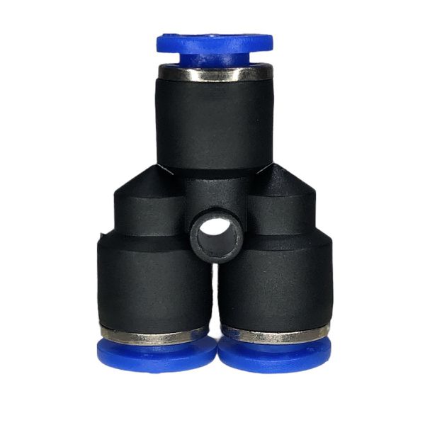 Conexão Pneumatica União Y Fluir Tubo 06mm Engate Rapido
