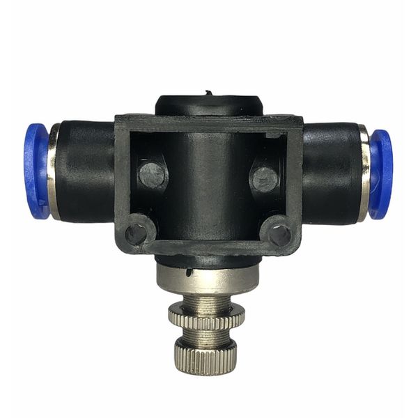 Conexão Pneumatica Controlador De Fluxo Linear Fluir Tubo 12mm