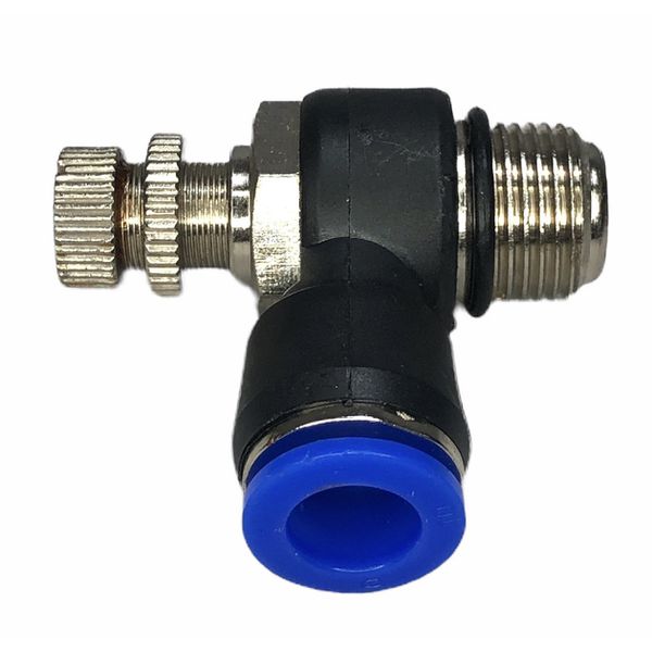 Conexão Pneumatica Cotovelo C/ Controle De Fluxo Fluir 10mm