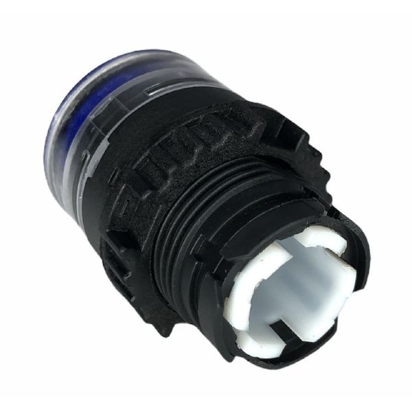 Frontal Botão Faceado Iluminado Weg 22mm Azul S/ Flange