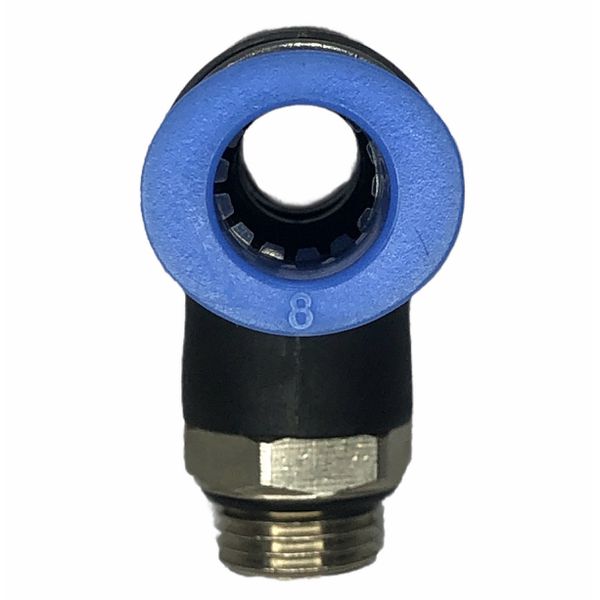 Conexão Pneumatica Tee Central Fluir Tubo 08mm x Rosca 1/8 