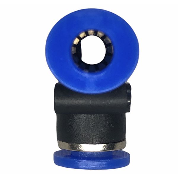 Conexão Pneumatica Tee Lateral Fluir Tubo 06mm x Rosca 1/8 BSP