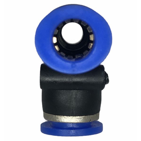 Conexão Pneumatica Tee Lateral Fluir Tubo 08mm x Rosca 1/8 BSP 