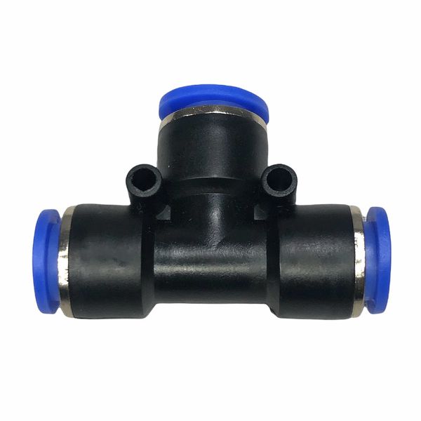 Conexão Pneumatica União Tee Fluir 12mm plastica Engate Rapido