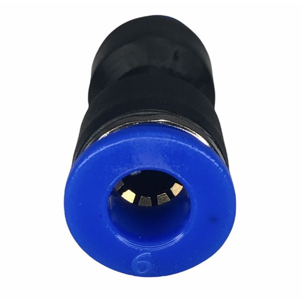 Conexão Pneumatica União Emenda Redutora Fluir Tubo 06x04mm