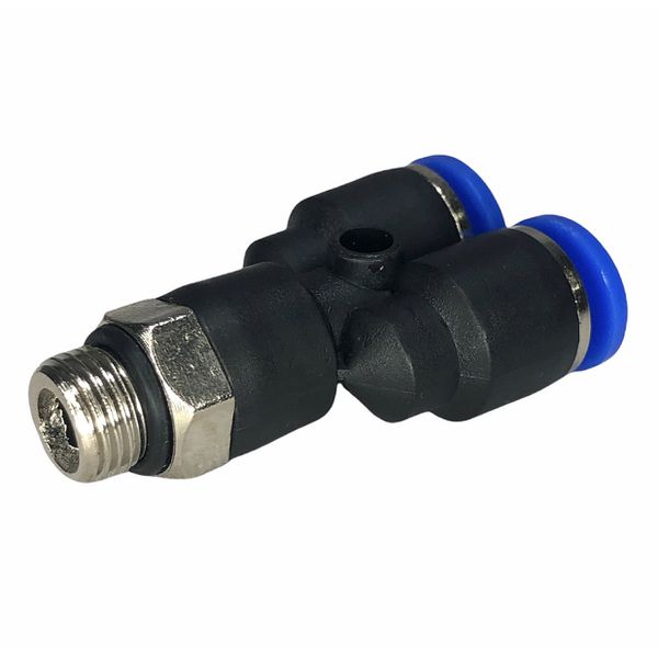 Conexão Pneumatica União Y Fluir Tubo 06mm x Rosca 1/8 BSP 