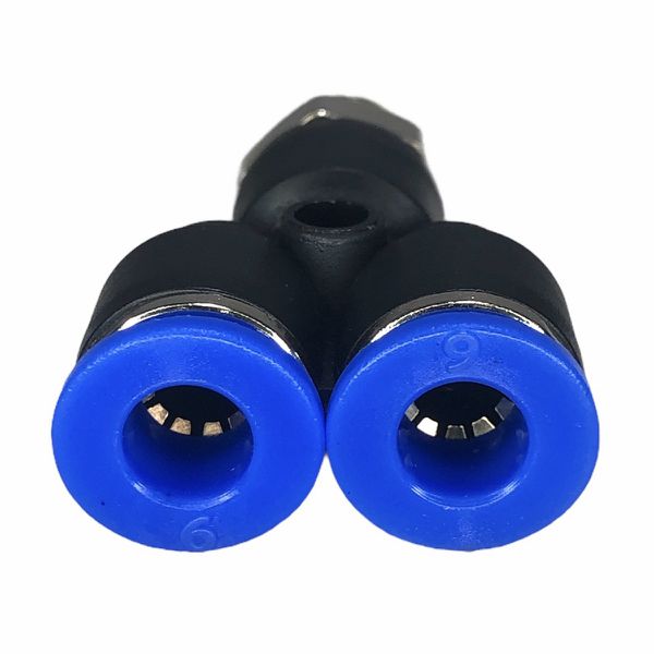 Conexão Pneumatica União Y Fluir Tubo 06mm x Rosca 1/8 BSP 