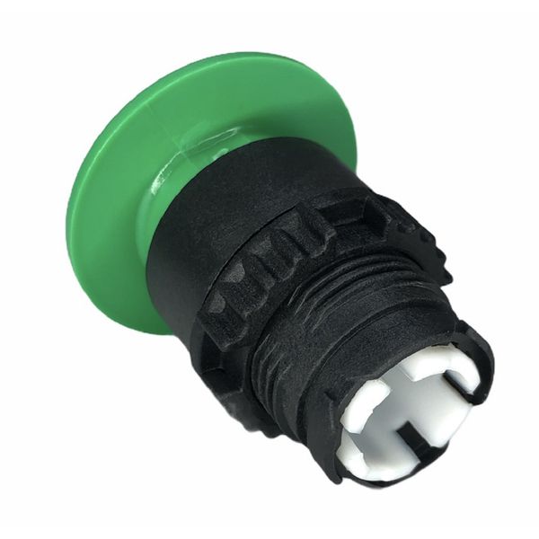 Frontal Botão Soco Weg 22mm Cogumelo Verde S/ Flange Csw-bc2