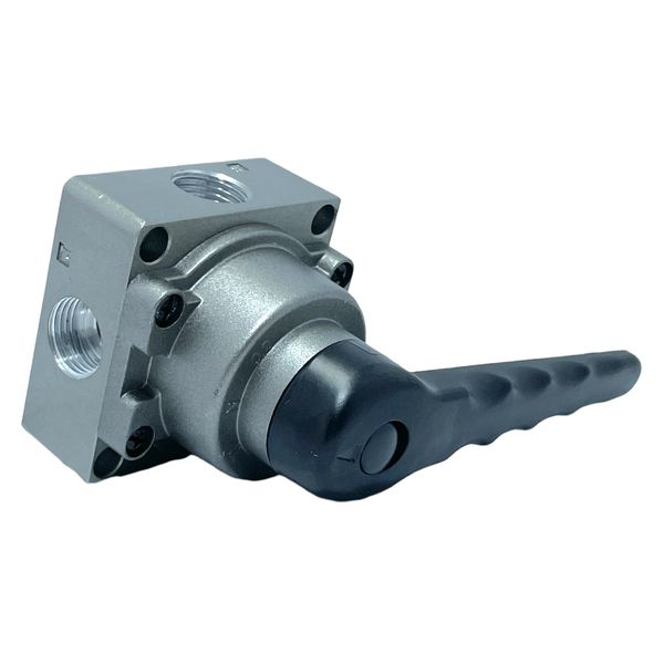Válvula Pneumática Rotativa Saída Lateral 1/2 Bsp 4v 3p Werk