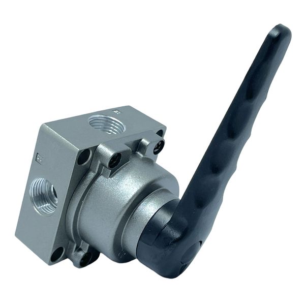 Válvula Pneumática Rotativa Saída Lateral 1/2 Bsp 4v 3p Werk