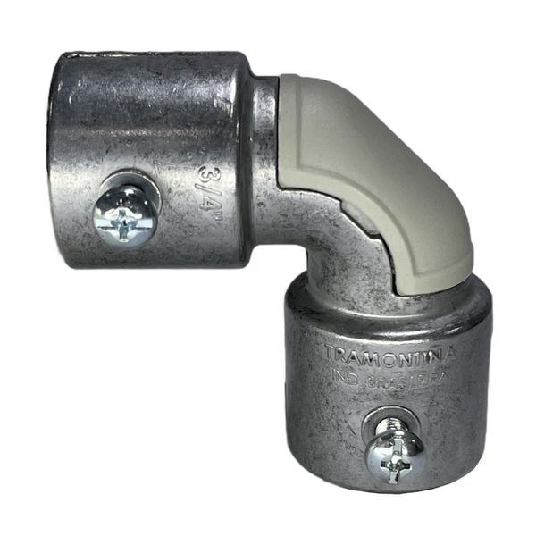 Conector Curvo Flexor Sem Rosca 3/4