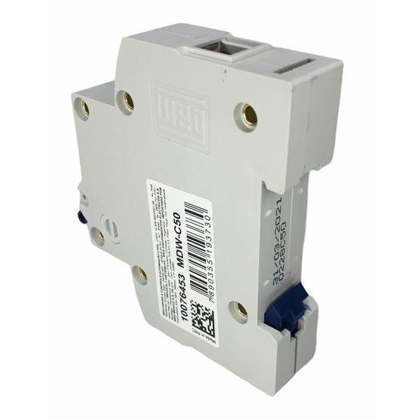 Disjuntor Unipolar Weg Din 50a 3ka Curva C MDW-C50