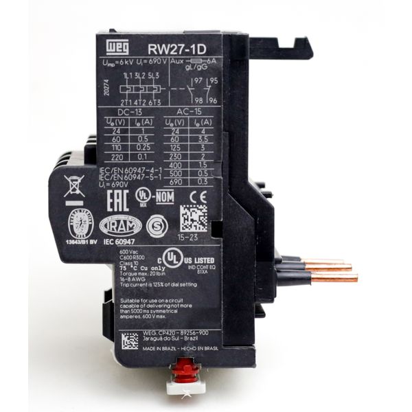 Rele De Sobrecarga 2.8-4a Weg Rw27-2d3-u004 (cwb)