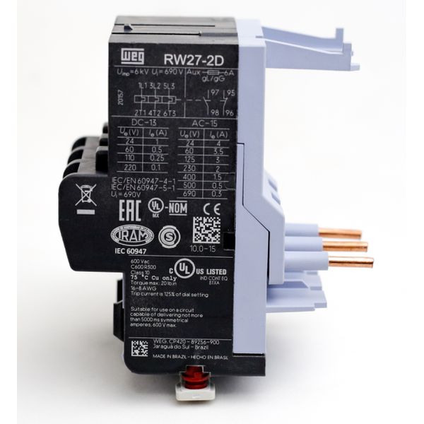 Rele De Sobrecarga 5,6-8a Weg Rw27-2d3-u008 (cwb)