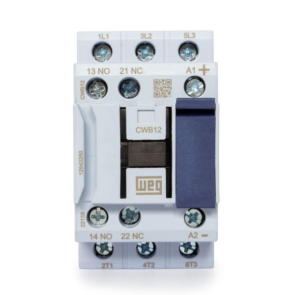 Contator Tripolar 12a 24vcc 1na + 1nf Weg Cwb12-11-3c03