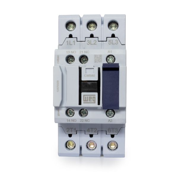 Contator Tripolar 80a 220vca 1na + 1nf Weg Cwb80-11-30d23