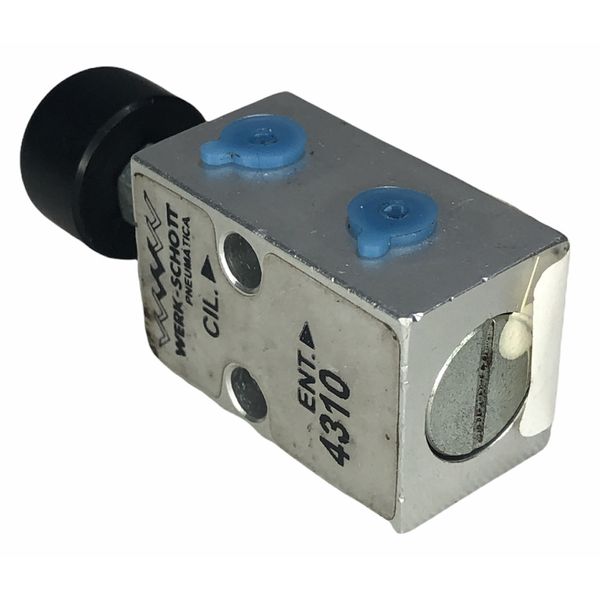 Valvula Pneumatica Botão Mola M5 3 Vias Werk Schott 4310