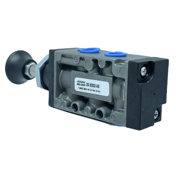 Valvula Pneumatica Botão Mola 1/4BSP 5Vias 2Pos Werk Schott