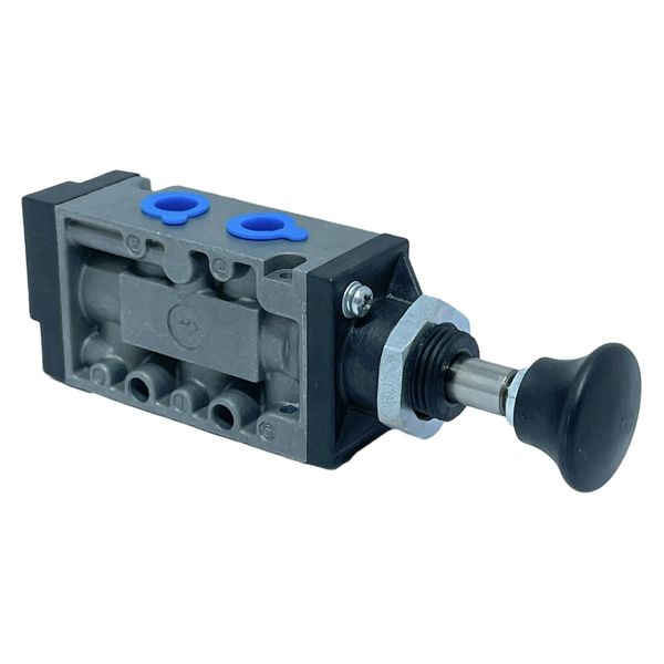 Valvula Pneumatica Botão Mola 1/4BSP 5Vias 2Pos Werk Schott