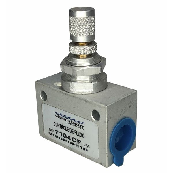 Valvula Pneumatica Controle De Fluxo 3/8 Werk Schott 7104cf