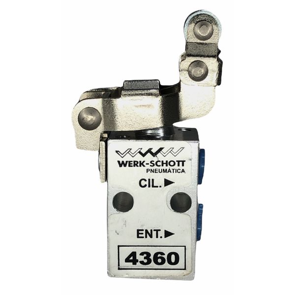 Valvula Pneumatica Gatilho Mola M5 3 Vias Werk Schott 4360