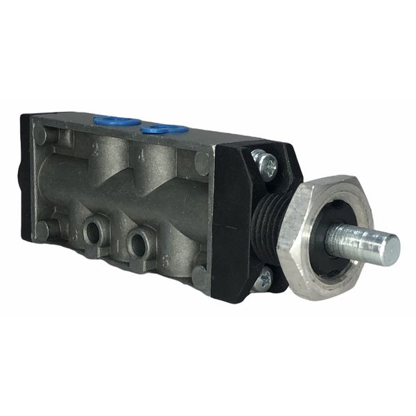 Valvula Pneumática Pino Mola 1/8 Bsp 5 vias 2 posições Werk Schott