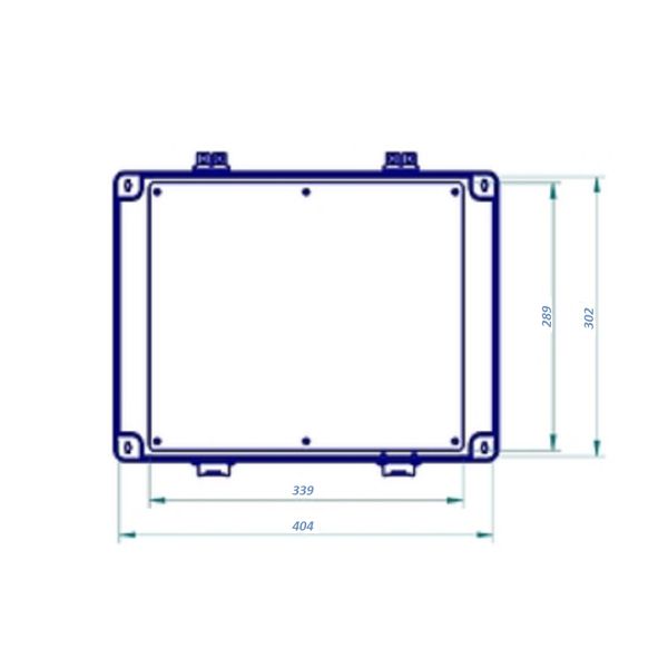 Quadro Multplast 500x380x200 mm Cinza - Schuhmacher