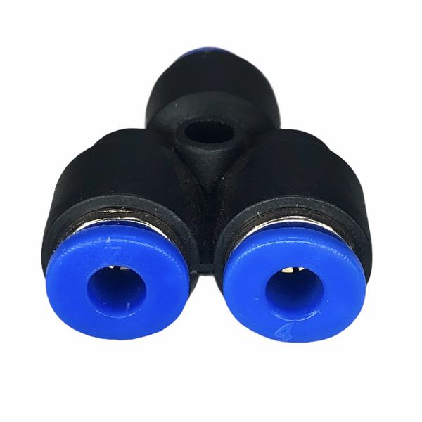 Conexão Pneumatica União Y Fluir Tubo 04mm Engate Rapido