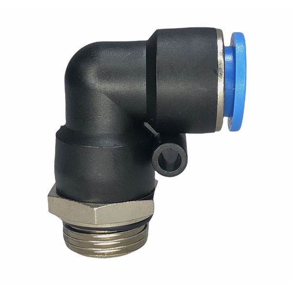 Conexão Pneumatica Cotovelo Fluir Tubo 14mm x Rosca 1/2 BSP