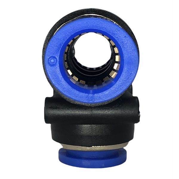 Conexão Pneumatica União Tee Fluir 14mm Plastica Engate Rapido