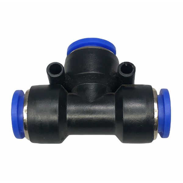 Conexão Pneumatica União Tee Fluir 14mm Plastica Engate Rapido