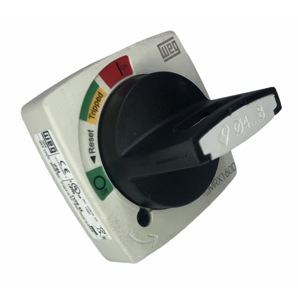 Manopla Disjuntor Caixa Moldada Weg Dwb 160a haste Com 130mm