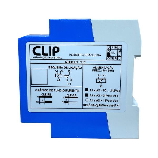 Temporizador Retardo Ou Pulso Na Energ. 24-242Vca/Vcc CLE