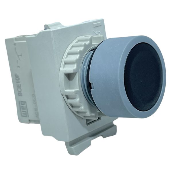 Botão De Pulso Faceado Preto 22mm 1na Weg Cew-bfm5