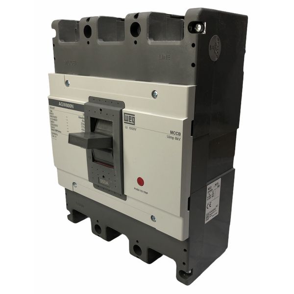 Disjuntor Caixa Moldada 500a Weg Agw800n-dx500-3 (50ka 220v)